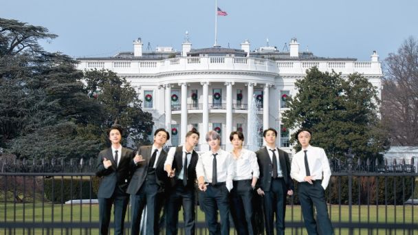 BTS invitados de la Casa Blanca