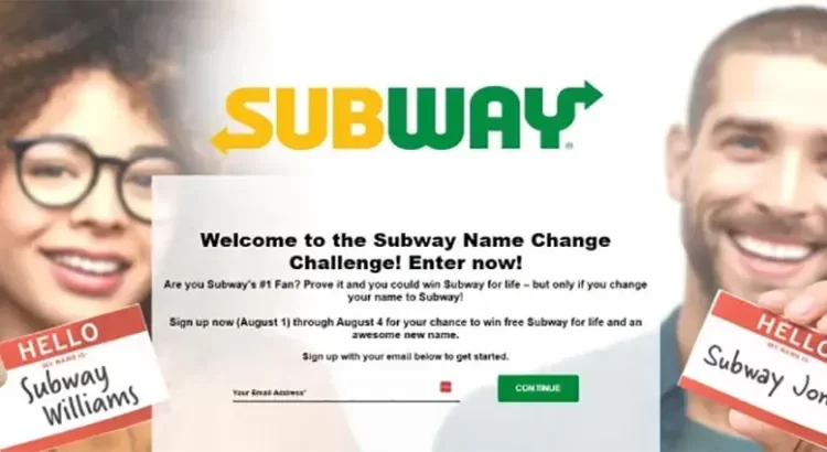 Regalará Subway sandwiches de por vida Regalará Subway sandwiches de por vida