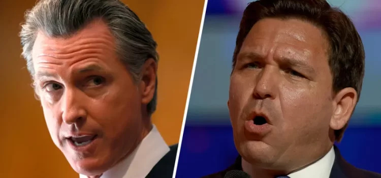 “El gran debate entre los estados rojo y azul”: Encuentro televisado entre Newsom y DeSantis