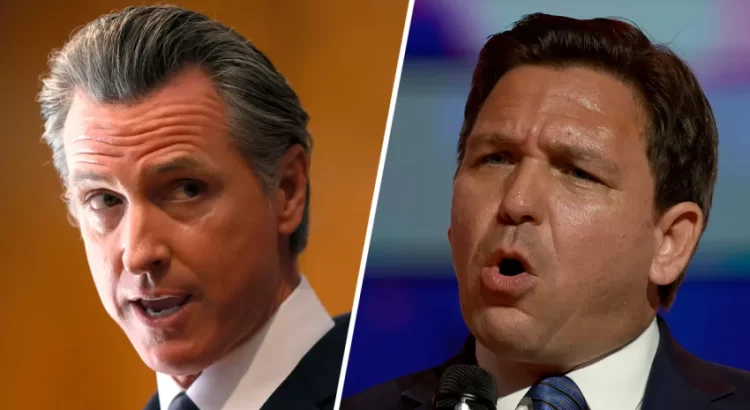 “El gran debate entre los estados rojo y azul”: Encuentro televisado entre Newsom y DeSantis