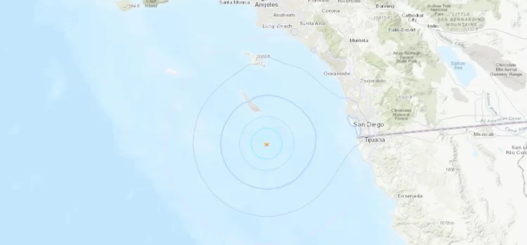 Leve terremoto sacude zonas costeras de San Diego y Los Ángeles