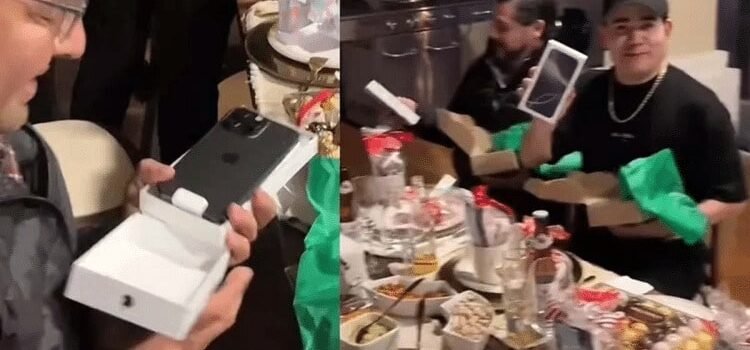 Jefa sorprende a sus empleados con un iPhone 16 Pro Max Jefa sorprende a sus empleados con un iPhone 16 Pro Max