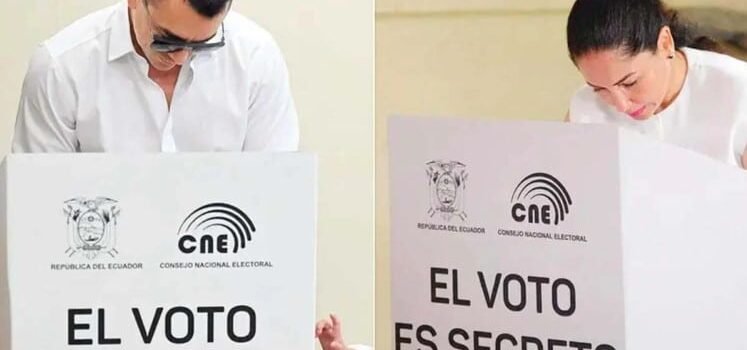 Daniel Noboa lidera elecciones en Ecuador Daniel Noboa lidera elecciones en Ecuador