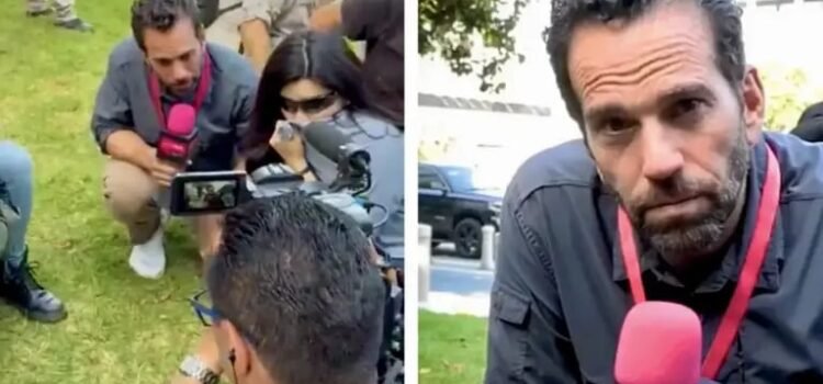 Acusan a Loret de Mola por supuesto montaje en protestas de Los Ángeles Acusan a Loret de Mola por supuesto montaje en protestas de Los Ángeles