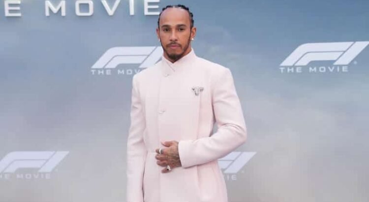 Lewis Hamilton roba el protagonismo en el estreno de la película de F1