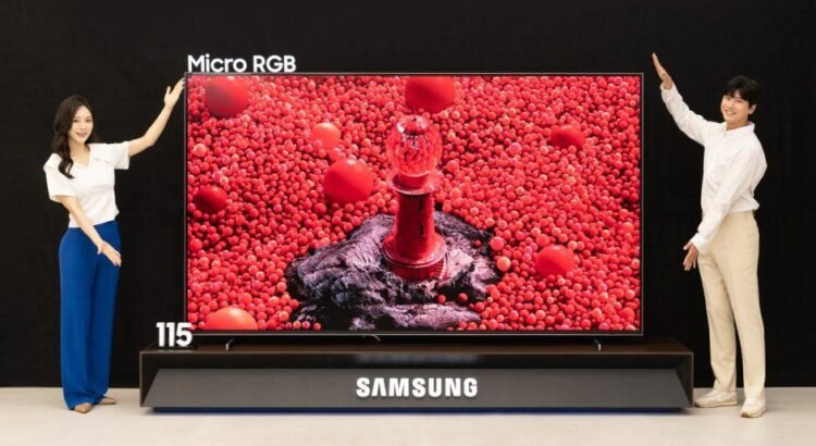 Samsung lanza el primer televisor Micro RGB del mundo Samsung lanza el primer televisor Micro RGB del mundo